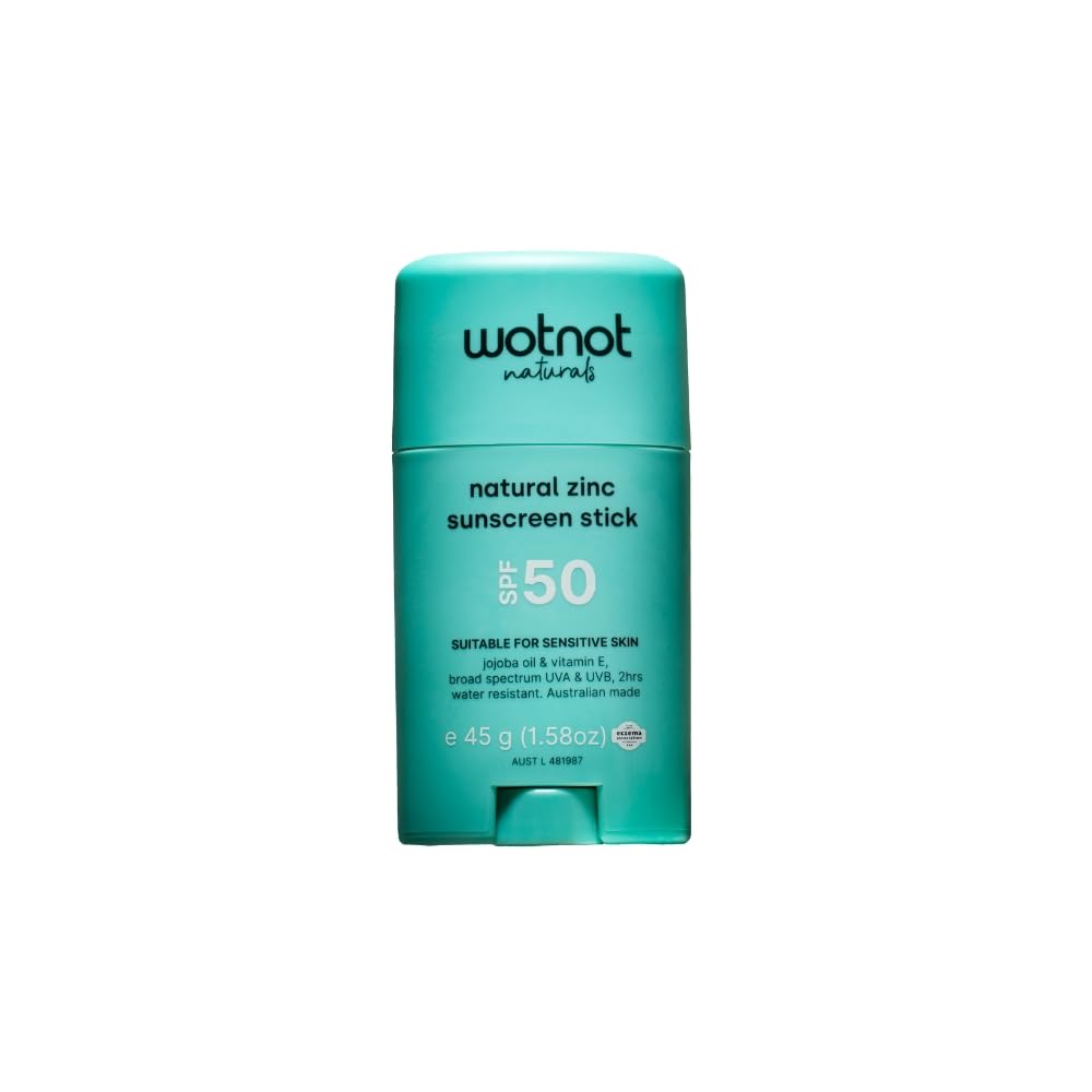 Wotnot Mineral Zinc Sunscreen Stick SPF 50 Jojoba Oil and Vitamin E