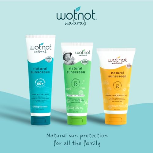 Wotnot Family Natural Sunscreen SPF 30+, 150 Grams