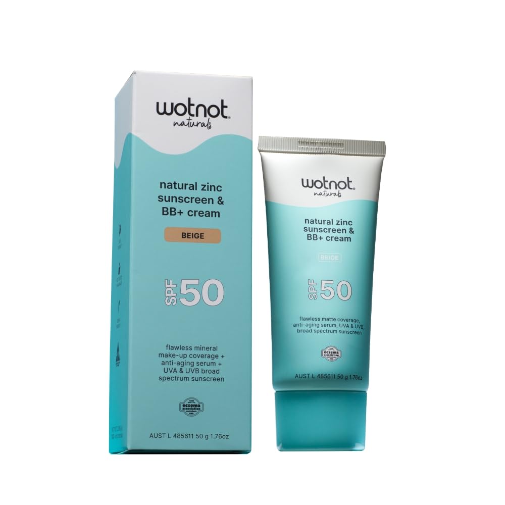 Wotnot TINTED Natural Zinc Face Sunscreen SPF 50