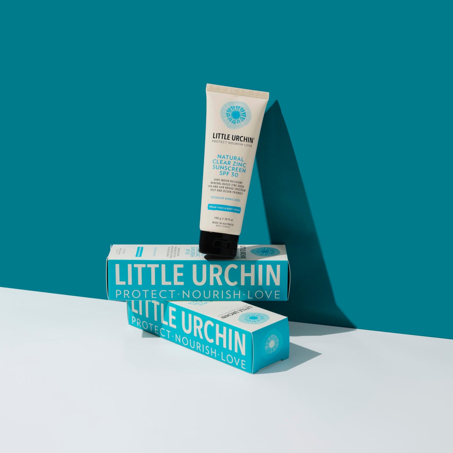 Natural Clear Zinc Sunscreen Tube SPF 30, 100g