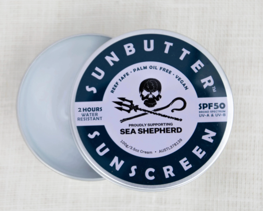 Sea Shepard x SunButter Zinc Sunscreen SPF 50, 70g - SunSafe® Certified