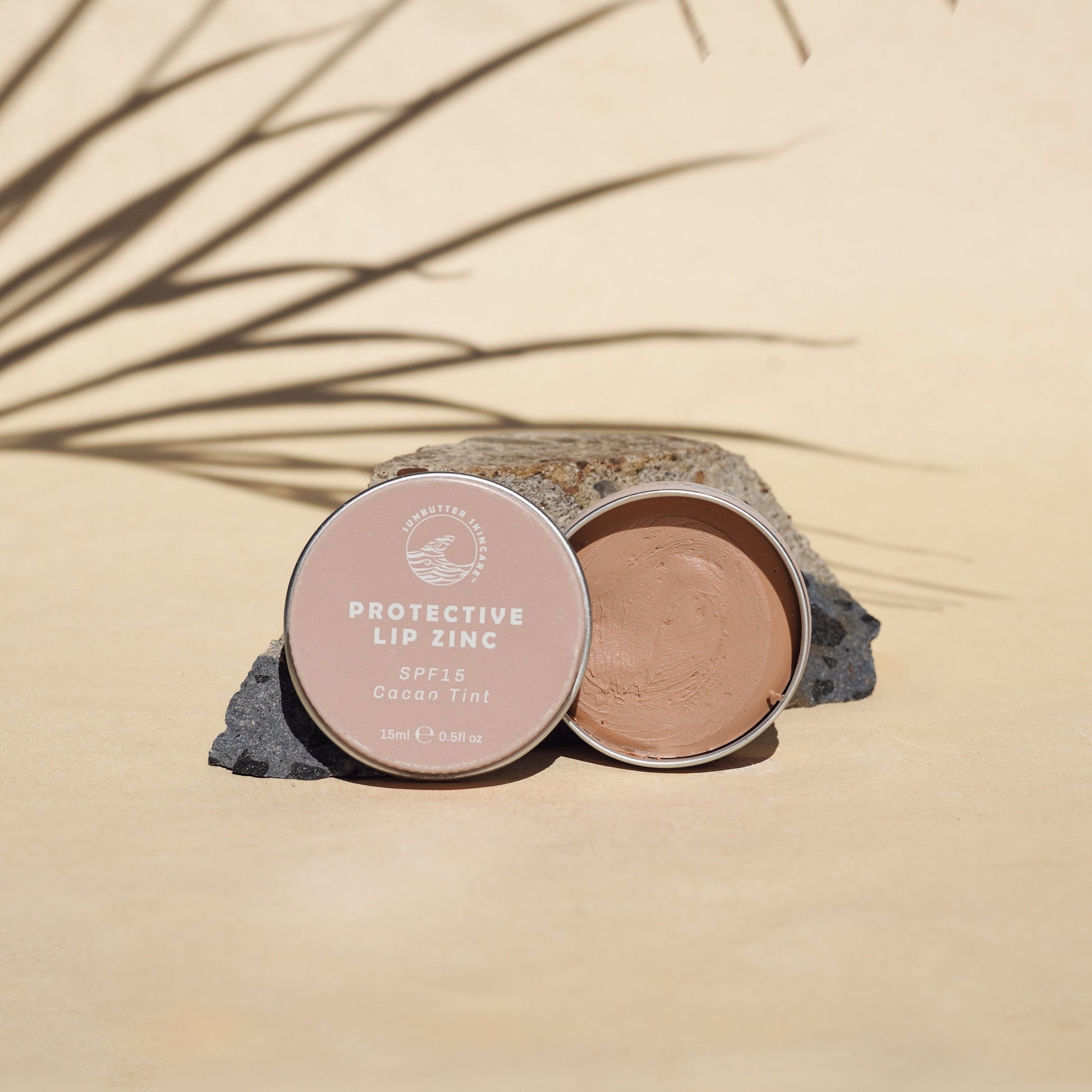 SPF15 Protective Lip Zinc - Cacao Tint-1