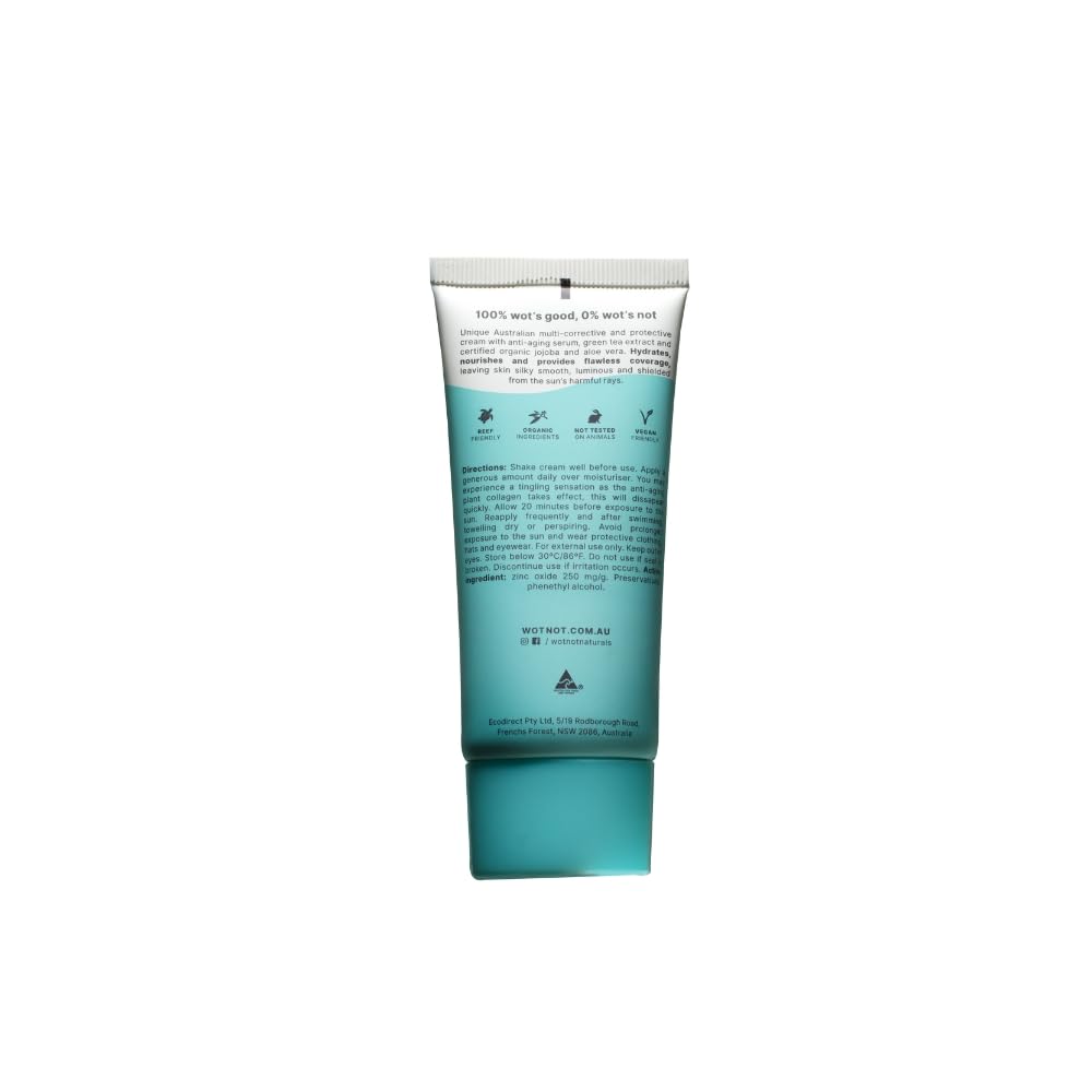 Wotnot TINTED Natural Zinc Face Sunscreen SPF 50