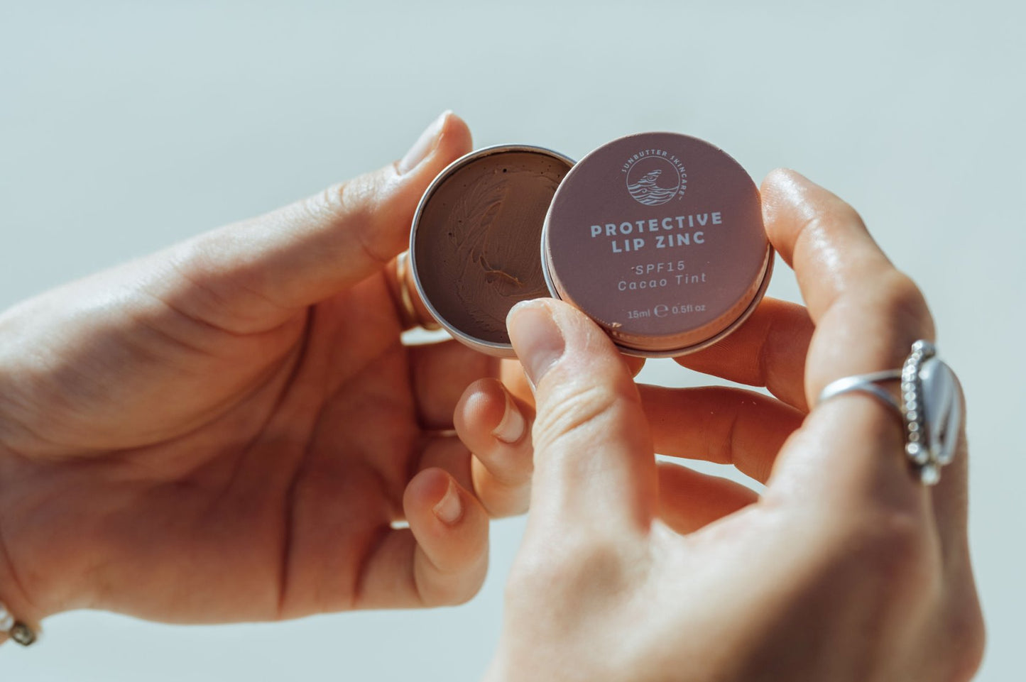 SPF15 Protective Lip Zinc - Cacao Tint-2