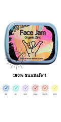 SunSafe® Face Jam Organic Zinc, Reef-Safe Mineral Sunscreen - 40g