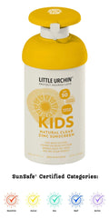 Kids Natural Clear Zinc Sunscreen Pump SPF 50, 300g