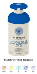Natural Clear Zinc Sunscreen Pump SPF 50 300g