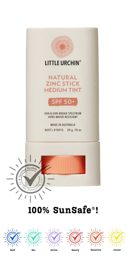 Natural Tinted Zinc Stick Clear, SPF 50+