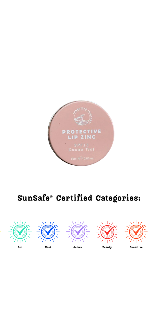 Protective Lip Balm Zinc - Protea Tint, SPF15, 15g - SunSafe® Certified