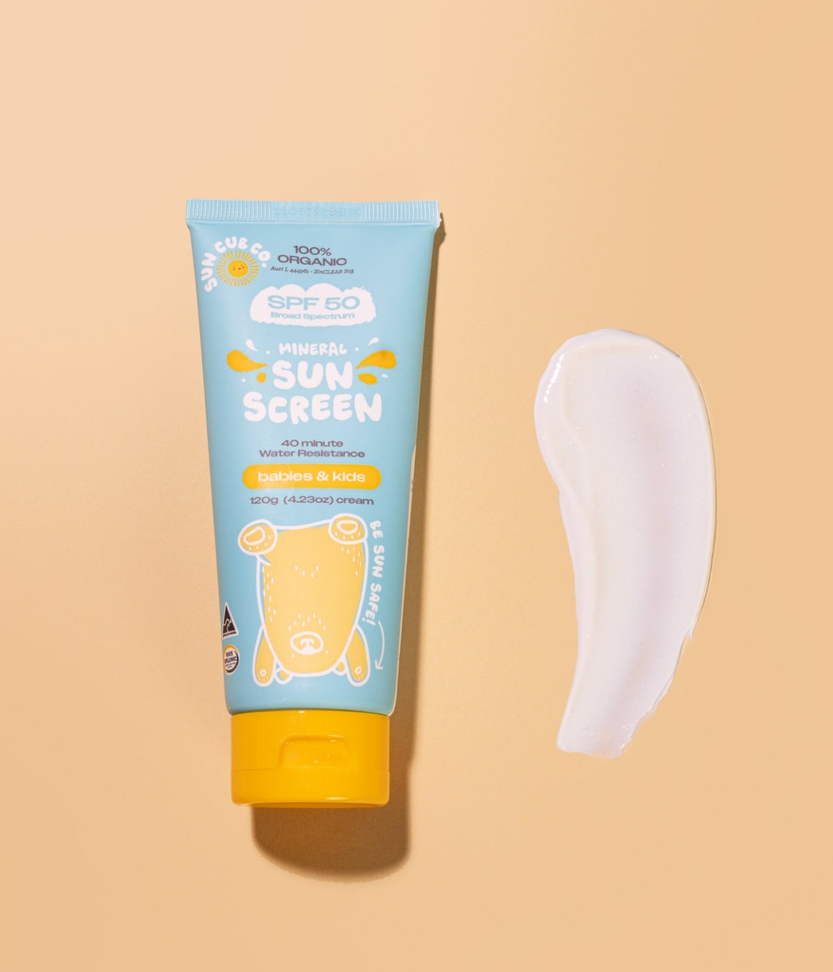 SunSafe® Sun Cub Co. Mineral Sunscreen SPF50, 120g