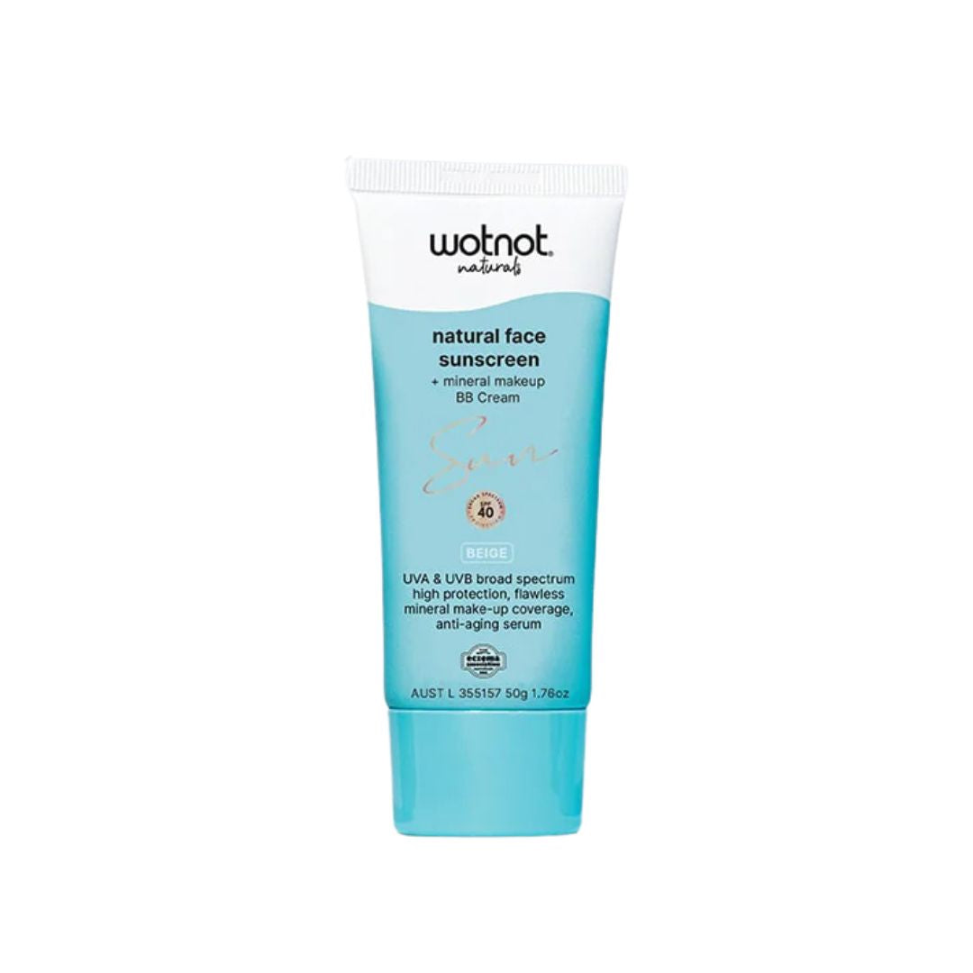 Wotnot Naturals BB Cream - Mineral Face Sunscreen SPF 40+